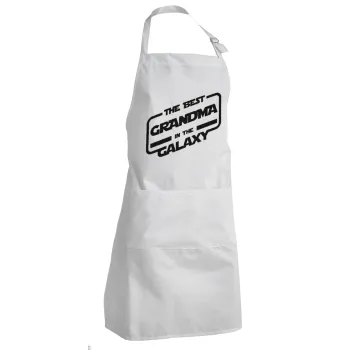 The Best GRANDMA in the Galaxy, Adult Chef Apron (with sliders and 2 pockets)