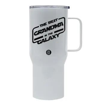 The Best GRANDMA in the Galaxy, Tumbler με καπάκι, διπλού τοιχώματος (θερμό) 750L