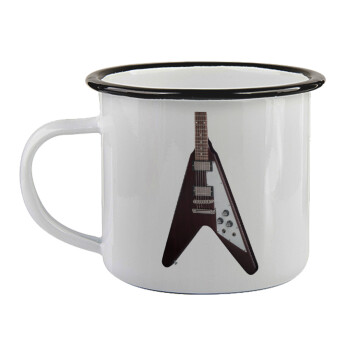 Guitar flying V, Κούπα εμαγιέ με μαύρο χείλος 360ml