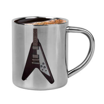 Guitar flying V, Κουπάκι μεταλλικό διπλού τοιχώματος για espresso (220ml)