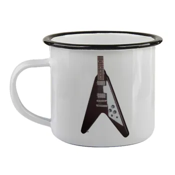 Guitar flying V, Κούπα εμαγιέ με μαύρο χείλος 360ml