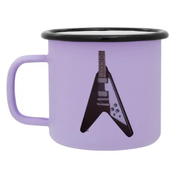Guitar flying V, Κούπα Μεταλλική εμαγιέ ΜΑΤ Light Pastel Purple 360ml