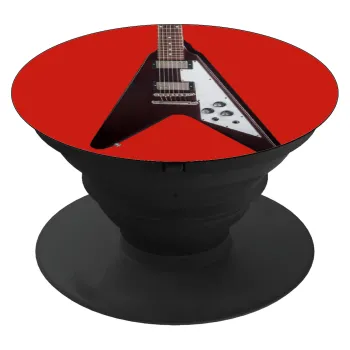 Guitar flying V, Phone Holders Stand  Black Hand-held Mobile Phone Holder