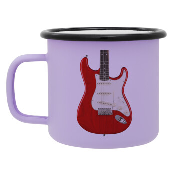 Guitar stratocaster, Κούπα Μεταλλική εμαγιέ ΜΑΤ Light Pastel Purple 360ml