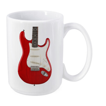 Guitar stratocaster, Κούπα Mega, κεραμική, 450ml
