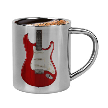 Guitar stratocaster, Κουπάκι μεταλλικό διπλού τοιχώματος για espresso (220ml)