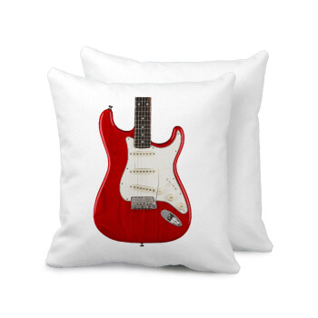 Guitar stratocaster, Sofa cushion 40x40cm includes filling