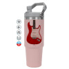 Pink color, 890ml (30oz) stainless Steel Tumbler with Handle
