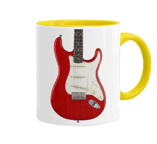 Guitar stratocaster — Κεραμική Κίτρινη, 330ml