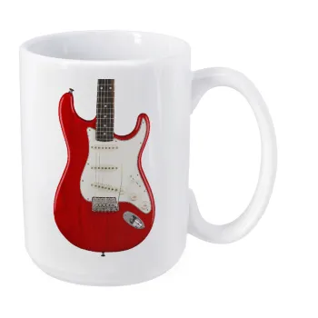 Guitar stratocaster, Κούπα Mega, κεραμική, 450ml