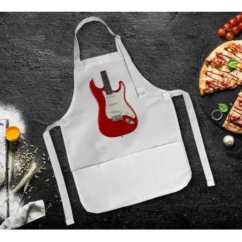 Guitar stratocaster, Ποδιά Σεφ Ολόσωμη Παιδική (με ρυθμιστικά και 2 τσέπες)