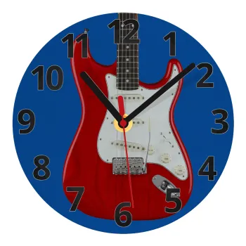 Guitar stratocaster, Ρολόι τοίχου γυάλινο (20cm)