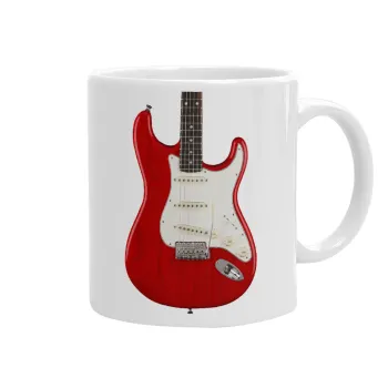 Guitar stratocaster, Κούπα, κεραμική, 330ml