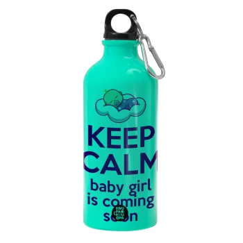 KEEP CALM baby girl is coming soon!!!, Παγούρι νερού 600ml