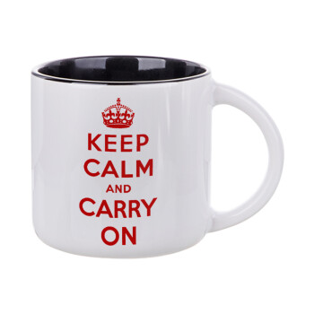 KEEP CALM  and carry on, Κούπα κεραμική 400ml