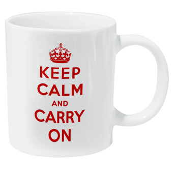KEEP CALM  and carry on, Κούπα Giga, κεραμική, 590ml