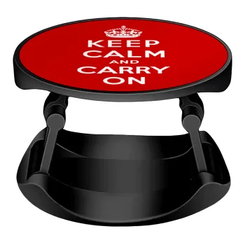 KEEP CALM  and carry on, Phone Holders Stand  Stand Βάση Στήριξης Κινητού στο Χέρι