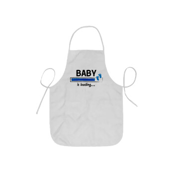 Baby is Loading BOY, Ποδιά Σεφ ολόσωμη κοντή  Παιδική (44x62cm)