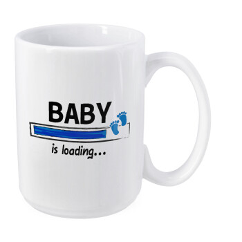Baby is Loading BOY, Κούπα Mega, κεραμική, 450ml