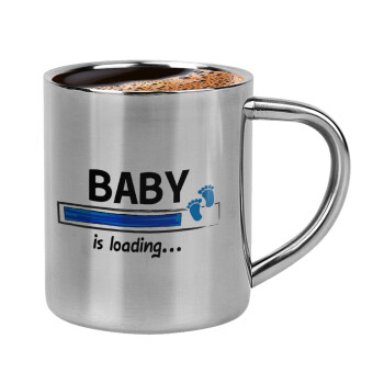 Baby is Loading BOY, Κουπάκι μεταλλικό διπλού τοιχώματος για espresso (220ml)