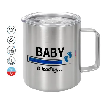 Baby is Loading BOY, Mug Stainless steel double wall 300ml