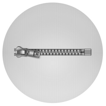 Zipper, Mousepad Round 20cm