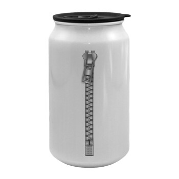 Zipper, Κούπα ταξιδιού μεταλλική με καπάκι (tin-can) 500ml