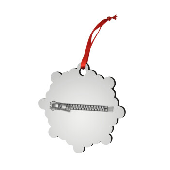 Ράψ'το!, Στολίδι Χριστουγεννιάτικο στολίδι snowflake ξύλινο 7.5cm