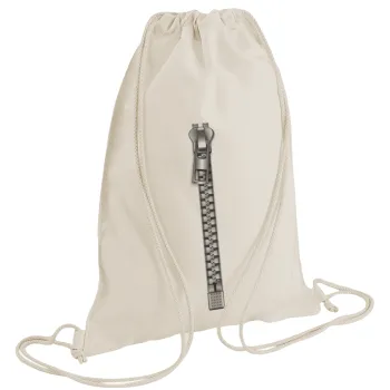 Ράψ'το!, Τσάντα πλάτης πουγκί GYMBAG natural (28x40cm)