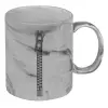 Mug ceramic marble style, 330ml