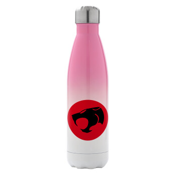 Thundercats, Metal mug thermos Pink/White (Stainless steel), double wall, 500ml