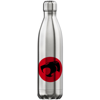 Thundercats, Μεταλλικό παγούρι θερμός Inox (Stainless steel), διπλού τοιχώματος, 750ml