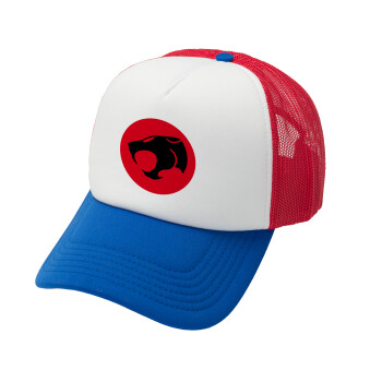 Thundercats, Καπέλο Soft Trucker με Δίχτυ Red/Blue/White 