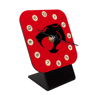 Thundercats, Επιτραπέζιο ρολόι σε φυσικό ξύλο (10cm)