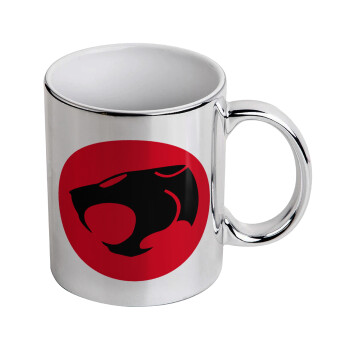 Thundercats, Mug ceramic, silver mirror, 330ml