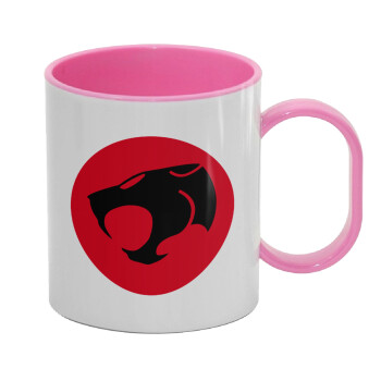 Thundercats, Κούπα (πλαστική) (BPA-FREE) Polymer Ροζ για παιδιά, 330ml