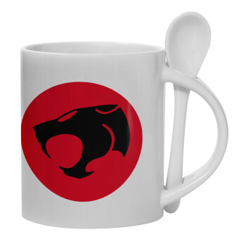 Thundercats, Ceramic coffee mug with Spoon, 330ml (1pcs)