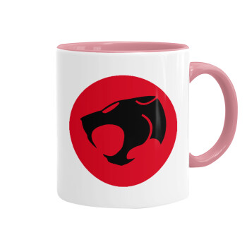 Thundercats, Κούπα χρωματιστή ροζ, κεραμική, 330ml