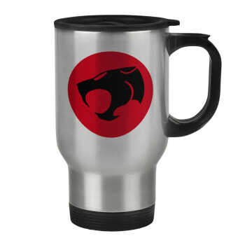 Thundercats, Stainless steel travel mug with lid, double wall 450ml