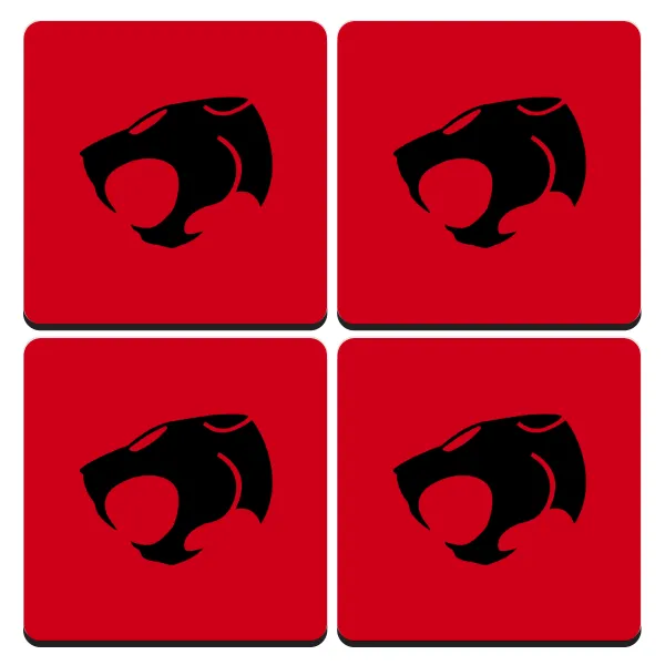 Thundercats — Σουβέρ ξύλινα τετράγωνα (9cm)