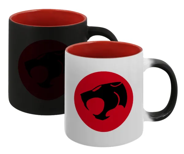 Thundercats — Κούπα Μαγική εσωτερικό κόκκινο, κεραμική, 330ml που αλλάζει χρώμα με το ζεστό ρόφημα