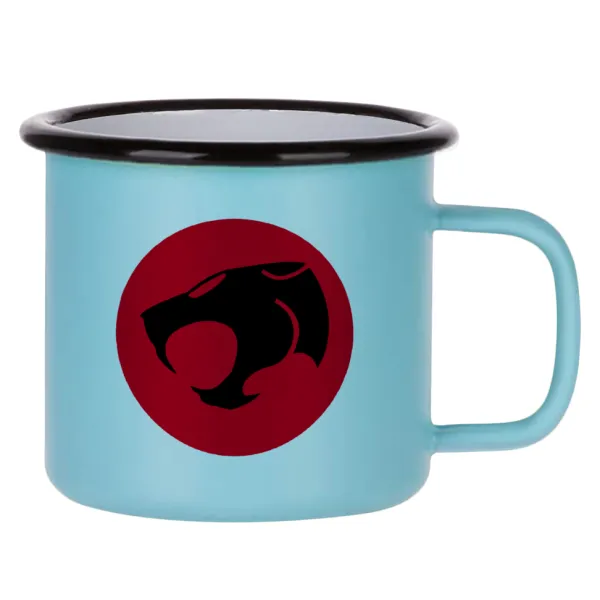 Thundercats — Κούπα Μεταλλική εμαγιέ ΜΑΤ σιέλ 360ml