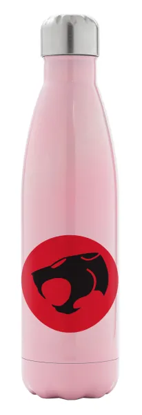 Thundercats — Μεταλλικό παγούρι θερμός Ροζ Ιριδίζον (Stainless steel), διπλού τοιχώματος, 500ml