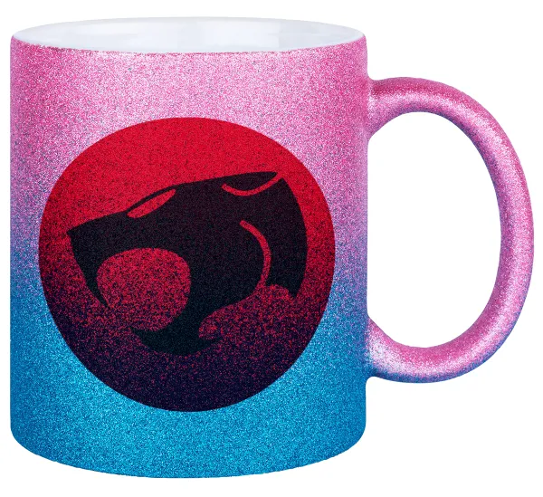 Thundercats — Κούπα Χρυσή/Μπλε Glitter, κεραμική, 330ml