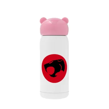 Thundercats, Pink stainless steel thermal flask, 320ml