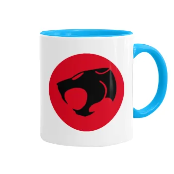 Thundercats, Mug colored light blue, ceramic, 330ml