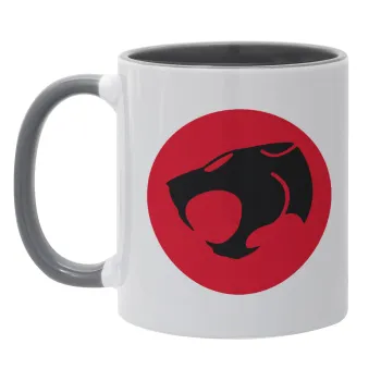 Thundercats, Κούπα χρωματιστή γκρι, κεραμική, 330ml