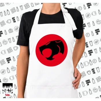 Thundercats, Ποδιά μακριά Σεφ ολόσωμη με τσέπες white (ΕΝΗΛΙΚΩΝ)