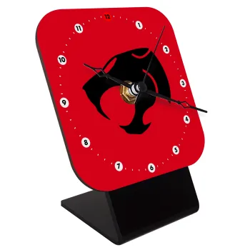 Thundercats, Επιτραπέζιο ρολόι ξύλινο με δείκτες (10cm)