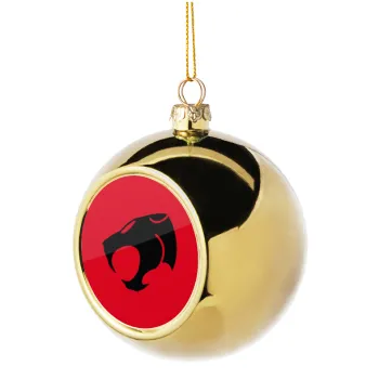 Thundercats, Στολίδι Χριστουγεννιάτικη μπάλα δένδρου Χρυσή 8cm